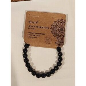 Brand New Henna Black Tourmaline Bracelet